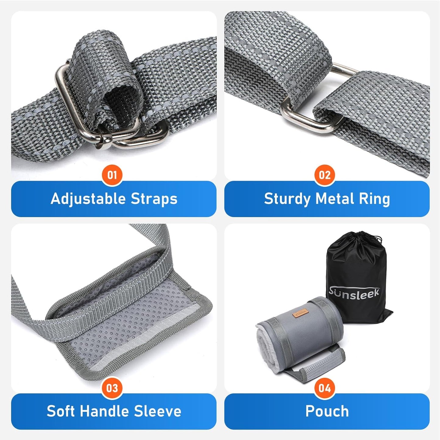 Dog Lift Harness for Extra Large Dogs, Adjustable Dog Sling for Back Legs, Hip Support Harness to Help Lift Dogs Rear for Canine Aid and Old K9 Cruciate Ligament Rehabilitation - Extra Large, Blue