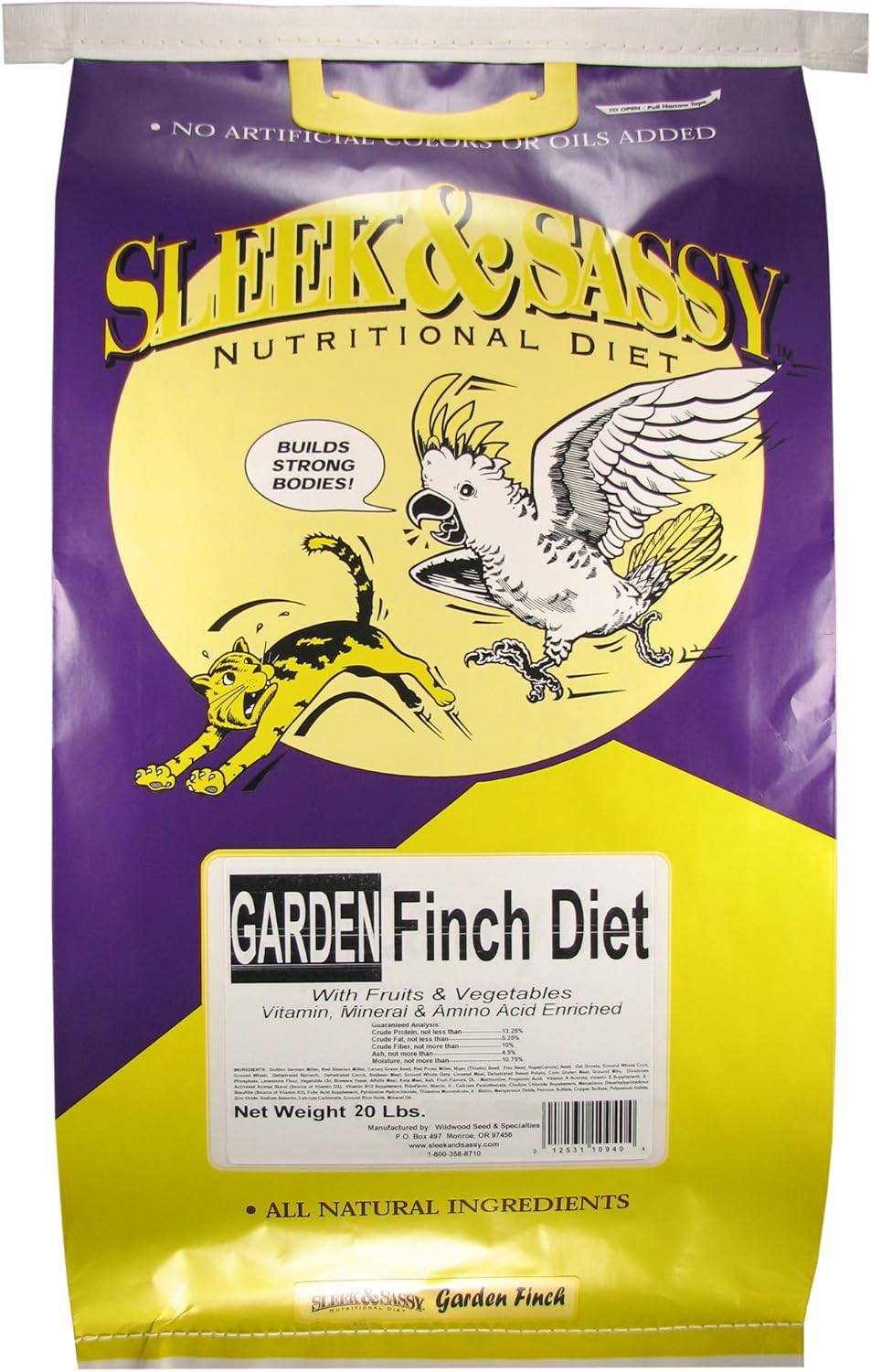 SLEEK & SASSY Garden Finch Bird Food (20 lbs.)