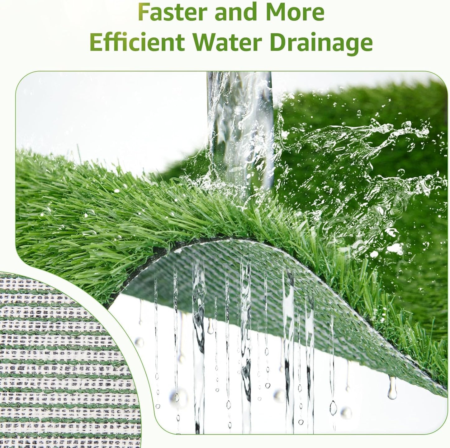 LOOBANI Dog Grass Pad with Tray Large - Dog Litter Box Indoor Potty for Apartment and Patio Training with 2 Pack Grass Pee Pads for Replacement(Tray Potty 45 * 29inch)