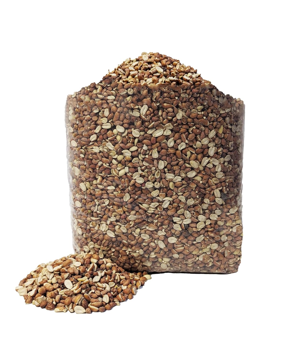 Old Potters Wildlife Shelled Peanuts, 25 lbs for Birds, Squirrels, and Wildlife. USA Grown Non-GMO, Organic Small Farm, Raw Shelled Peanuts. Wildlife Grade, 25 lbs.