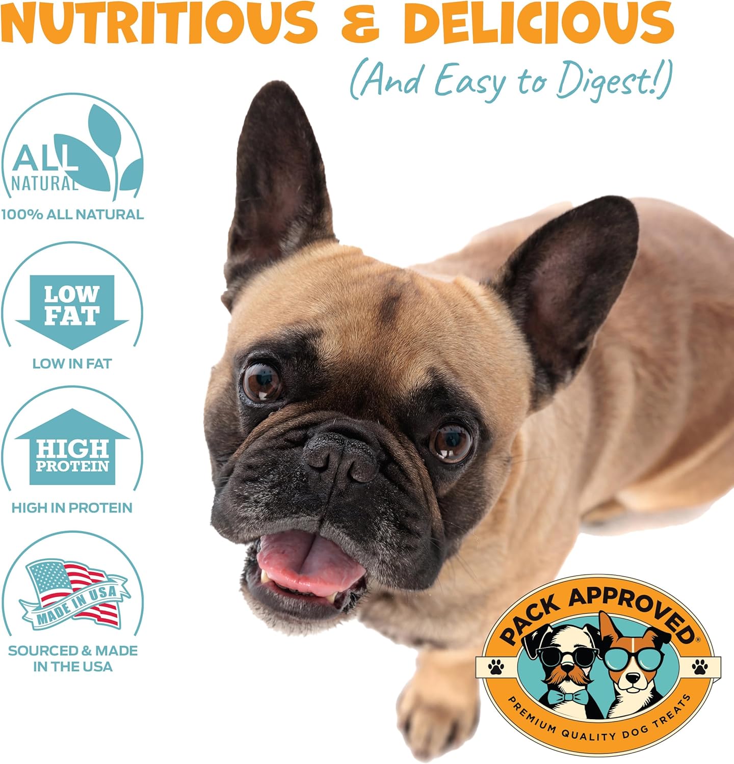 Mini Chicken Sticks for Dogs - Natural, Dehydrated Chicken Jerky Treats, Single Ingredient. Made and Sourced in America - Crunchy Chew Sticks - 3oz