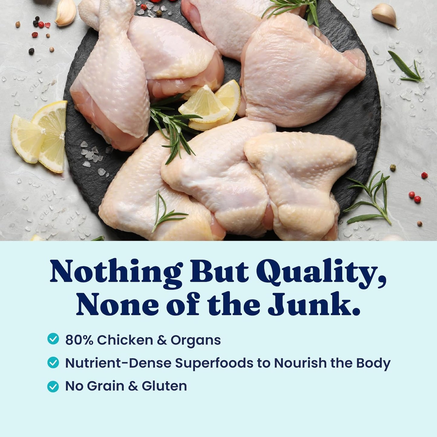 Solid Gold Air Dried Dog Food Toppers for Dry Food - Healthy Dog Treats w/Real Chicken & Superfoods - Serve as a Complete Meal, Topper or Treats - Supports Muscle Growth, Immunity & Digestion - 4oz