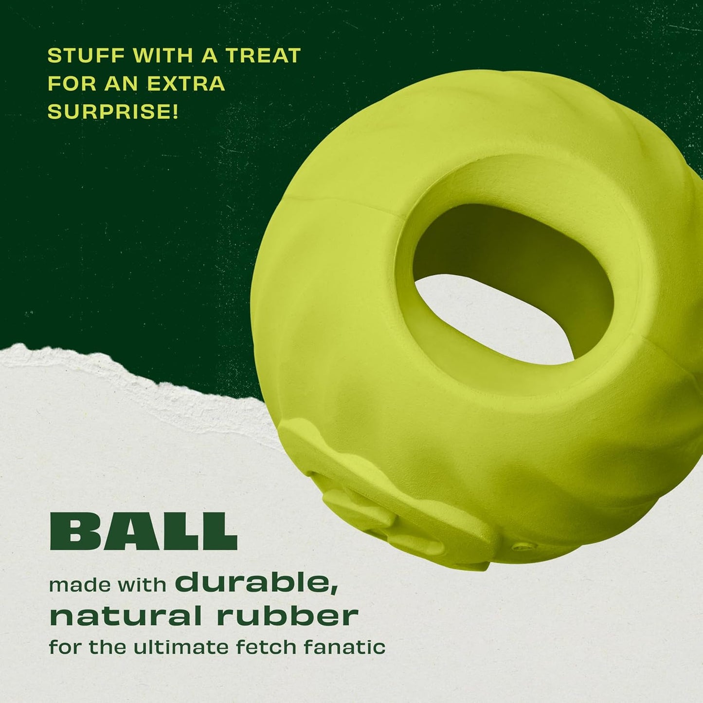 Benebone 2-Pack Rubber Ball
