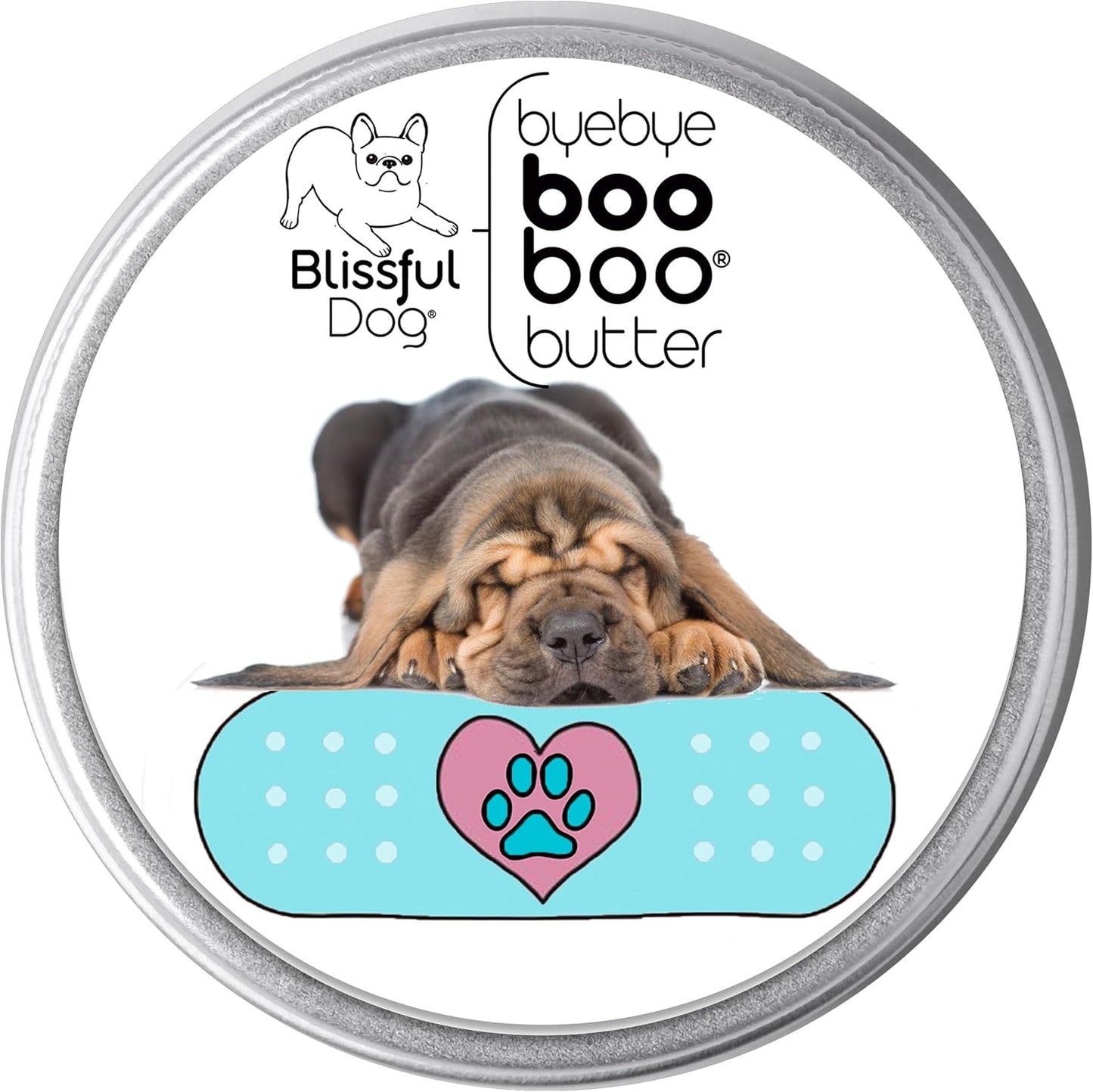 The Blissful Dog 2 oz TIN Bloodhound Booboo Butter
