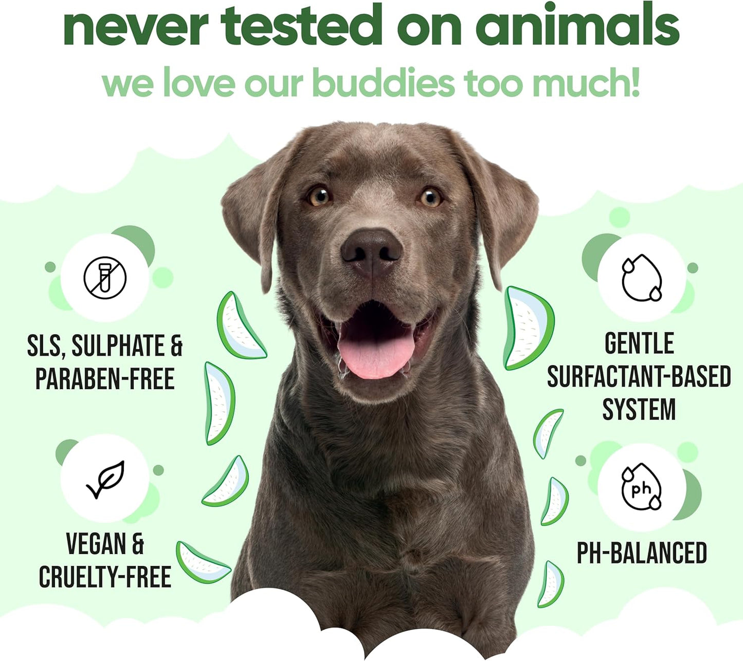 Shed Control Dog Shampoo Aloe & Lemongrass Scented | with Aloe Vera and Pro Vitamin B5 (50.72oz)