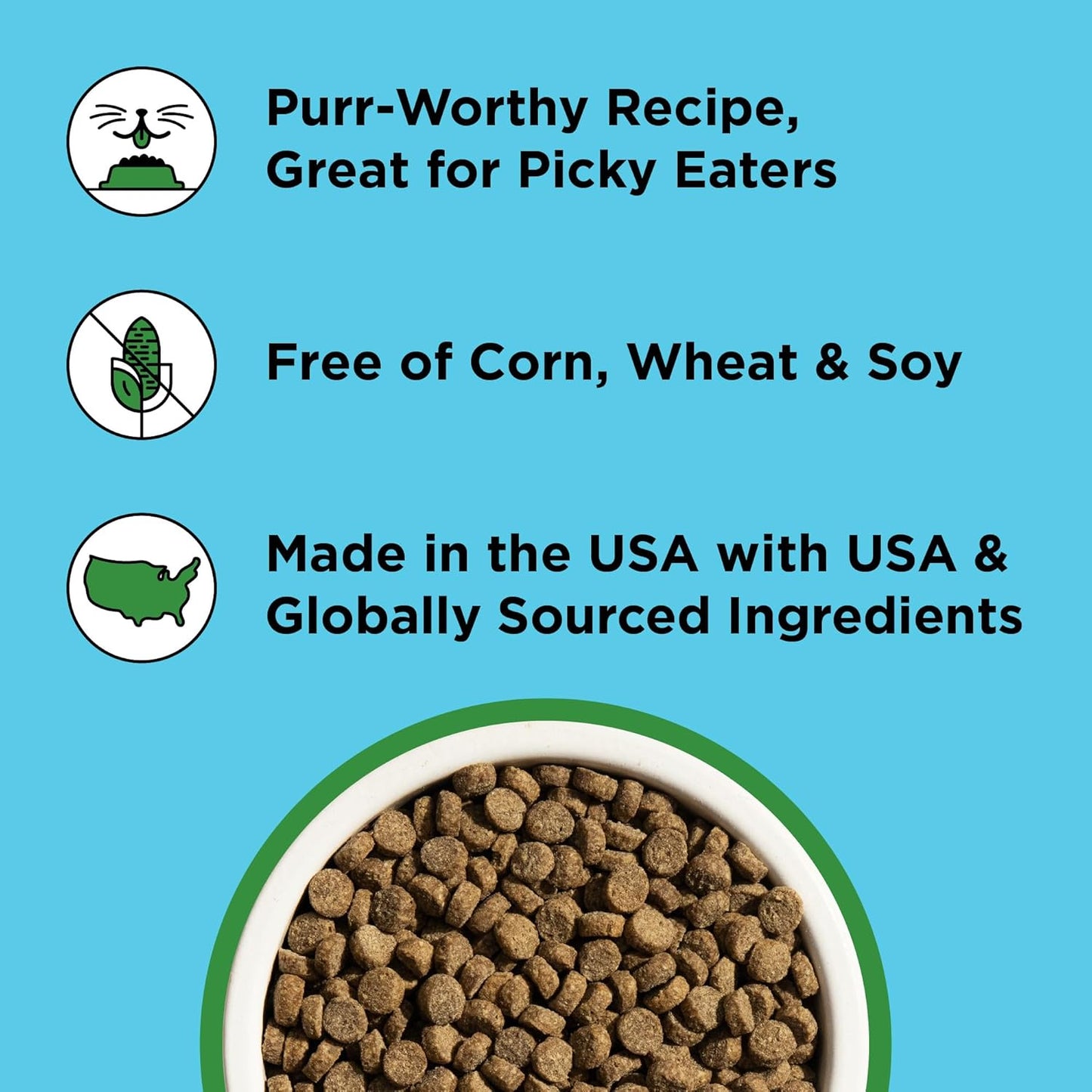 BIXBI Liberty Dry Food Digestive Cat Health Chicken Recipe, 10lb