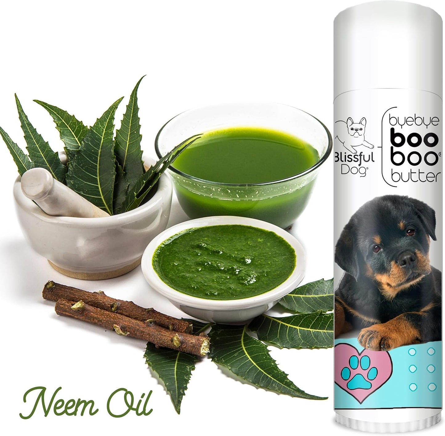 The Blissful Dog .50 oz Tube Rottweiler Booboo Butter