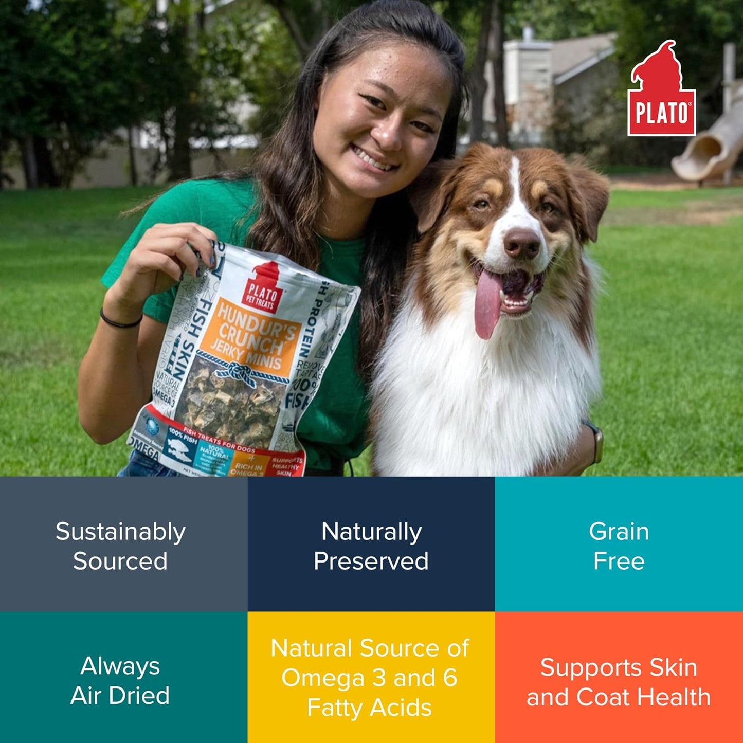 Plato Hundur's Crunch Jerky Minis 3.5oz