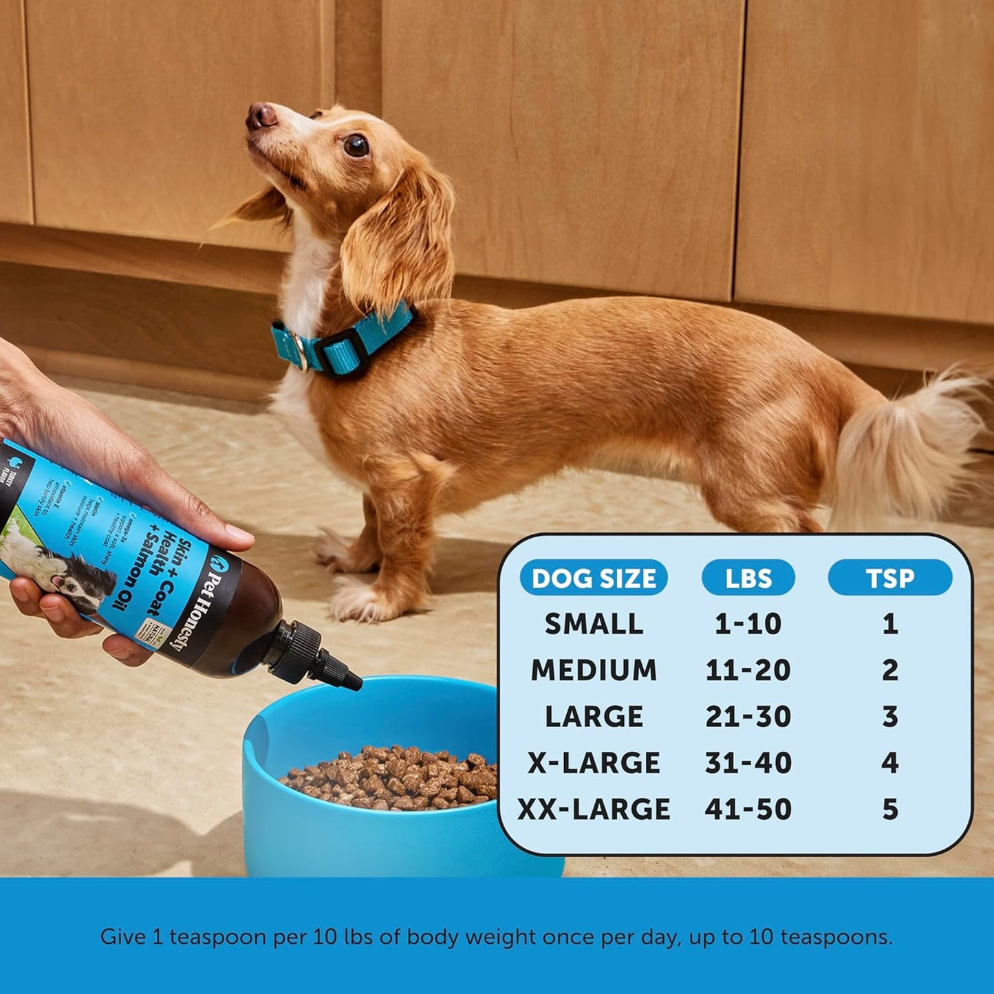 Dog Skin and Coat Supplement with Salmon Oil for Dogs - Allergy Itch Relief + Skin & Coat Health, Dog Food Topper Bone Broth with Salmon Oil, Collagen, Biotin + Vitamin E (12 oz)