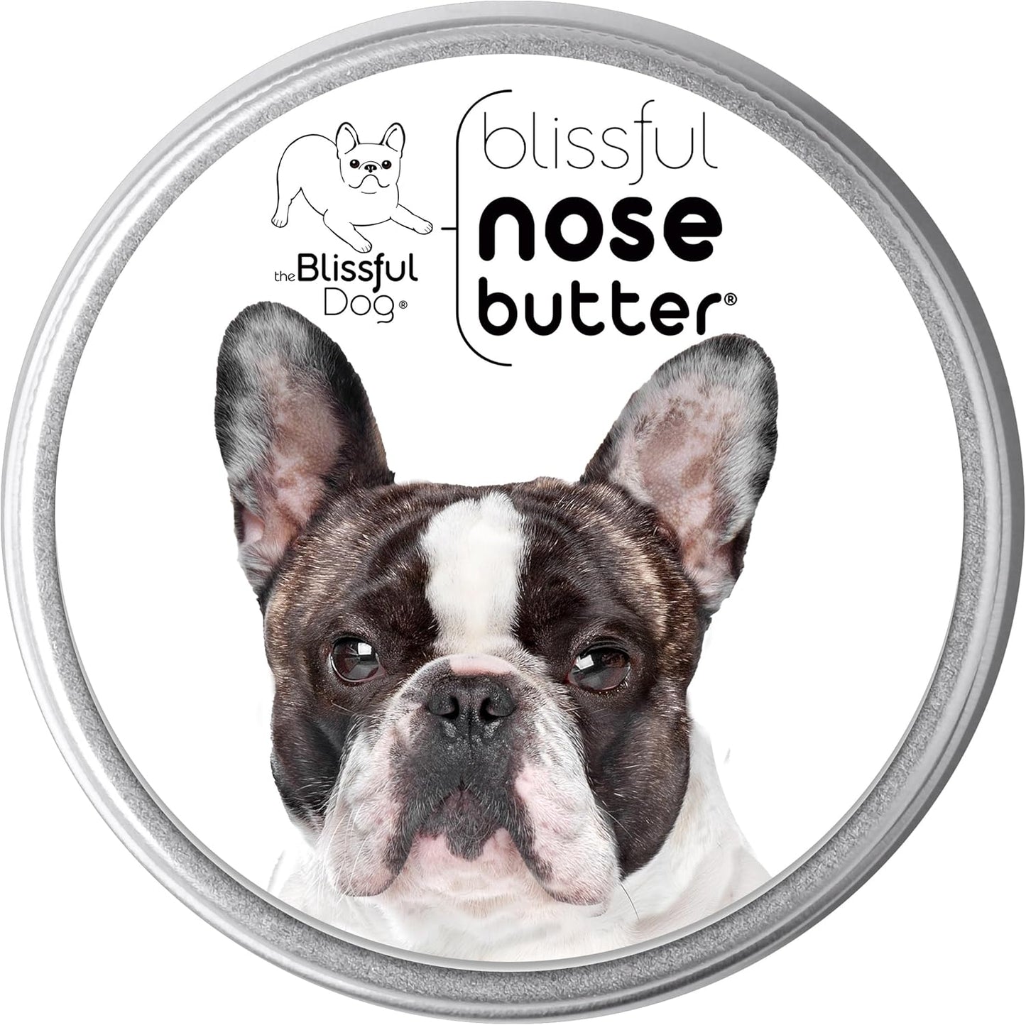 The Blissful Dog French Bulldog Pied Unscented Nose Butter - Dog Nose Butter, 4 Ounce