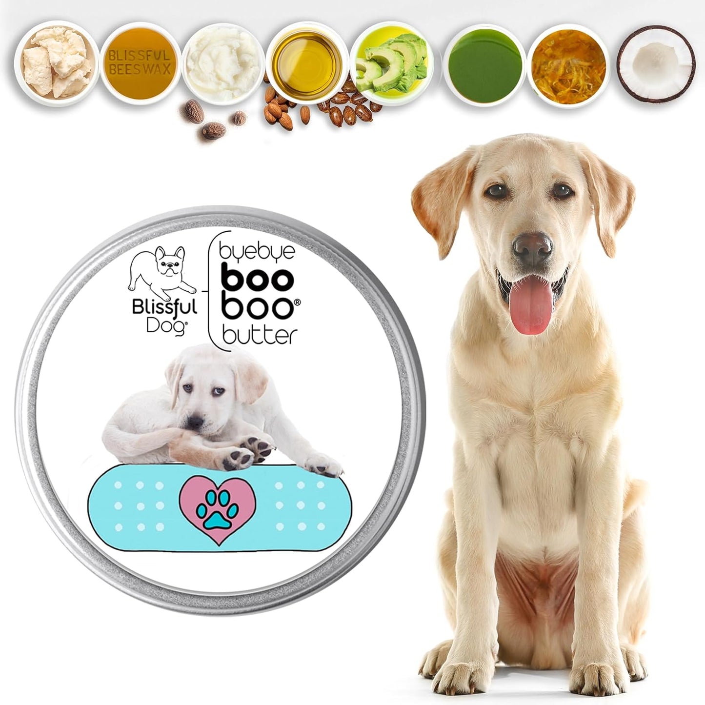 The Blissful Dog Labrador Retriever Boo Boo Butter, 16 oz.