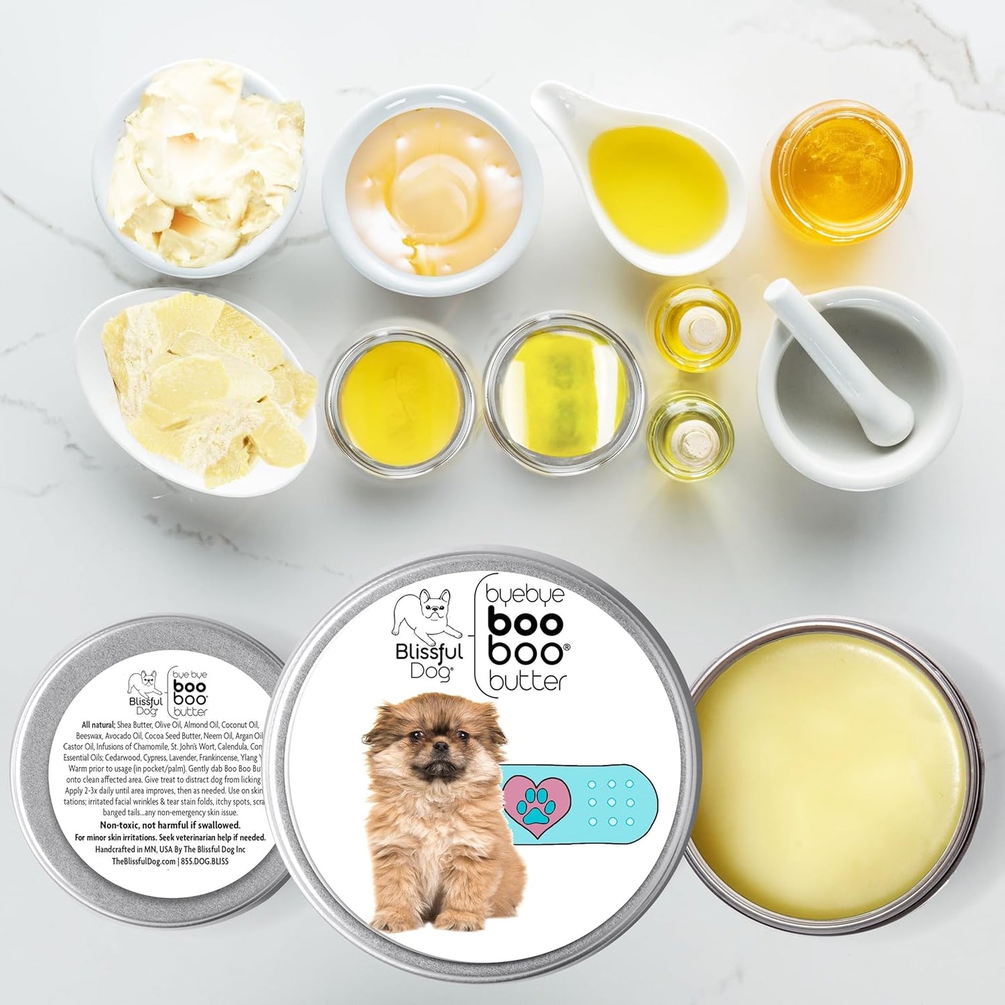 The Blissful Dog Tibetan Spaniel Boo Boo Butter, 1 oz
