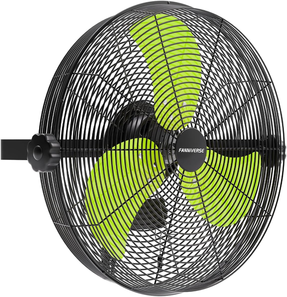 18 Inch Wall Fan Pro Series - 4900 CFM 3 Speed High Velocity Industrial Wall Mount Fans for Commercial, Residential, Warehouse, Covered Patio, Shop, Garage, Barn, Gazebo UL Safety Listed
