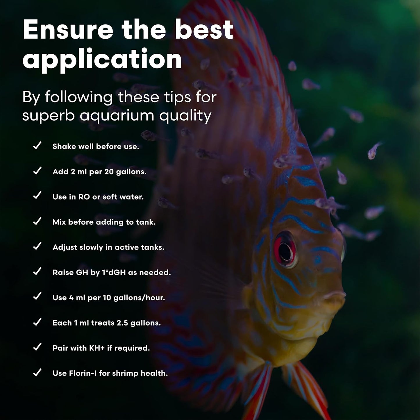 Brightwell Aquatics Caridina GH+ Mineral Supplement Restores Calcium Magnesium Potassium Sodium in Soft RO/DI Water for Shrimp Breeding and Plant Health, 500 ml