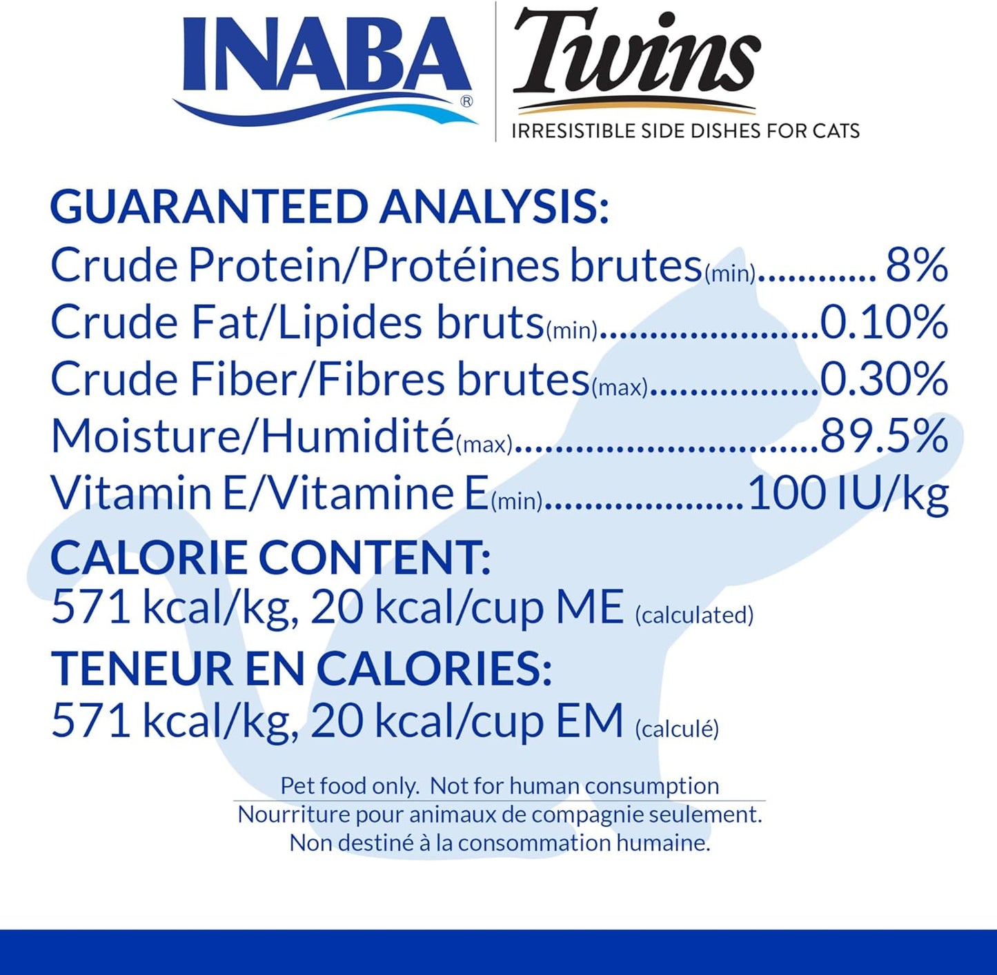INABA Twins for Cats, Grain-Free Shredded Chicken & Broth Gelée Side Dish Cups, Tuna & Chicken Recipe, 1.23 Ounces per Serving, 19.68 Ounces Total (16 Count)