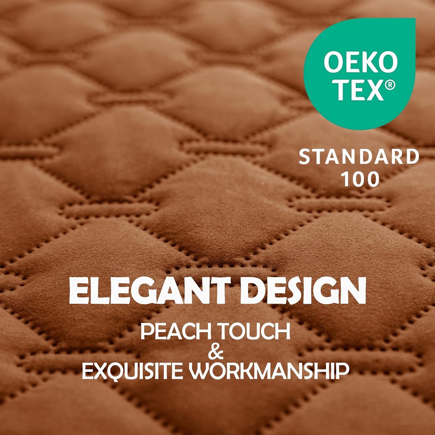 gogobunny 100% Double-Sided Waterproof Dog Bed Cover Pet Blanket Sofa Couch Furniture Protector for Puppy Large Dog Cat, Reversible (82x120 Inch (Pack of 1), Dark Pumpkin/Light Pumpkin)