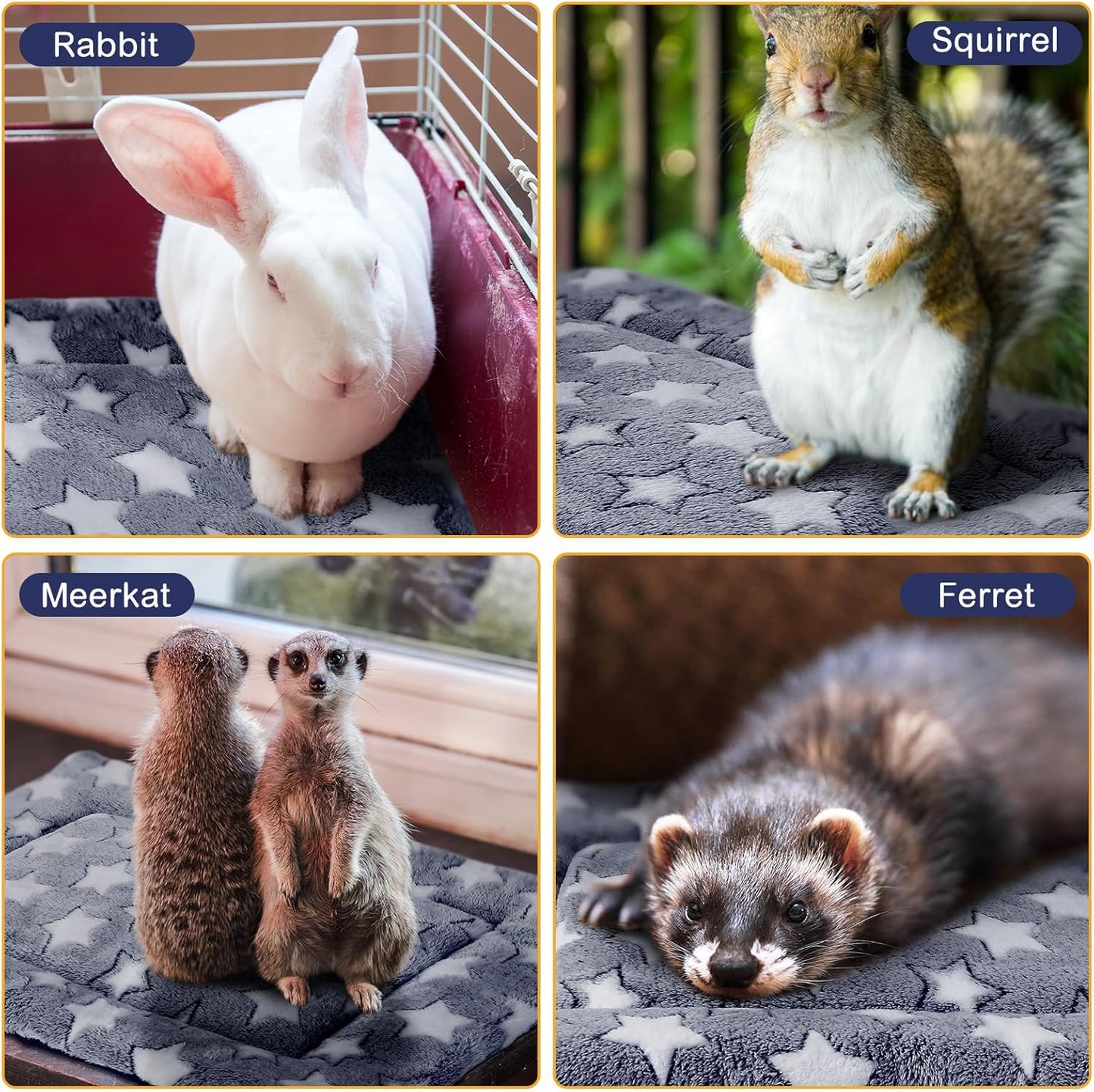 4 Pcs Washable Dog Crate Mat Kennel Pad Replaceable Reversible Pet Bed Pad for Crate Pet, Sleeping Mat for Small, Medium, Large Dog Machine Washable(18 x 24 x 1.6 Inch,Blue)