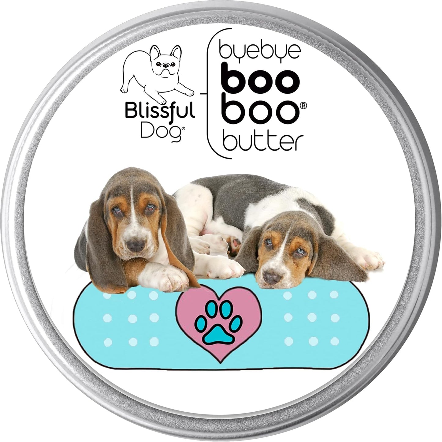 The Blissful Dog 2 oz TIN Basset Hound Booboo Butter
