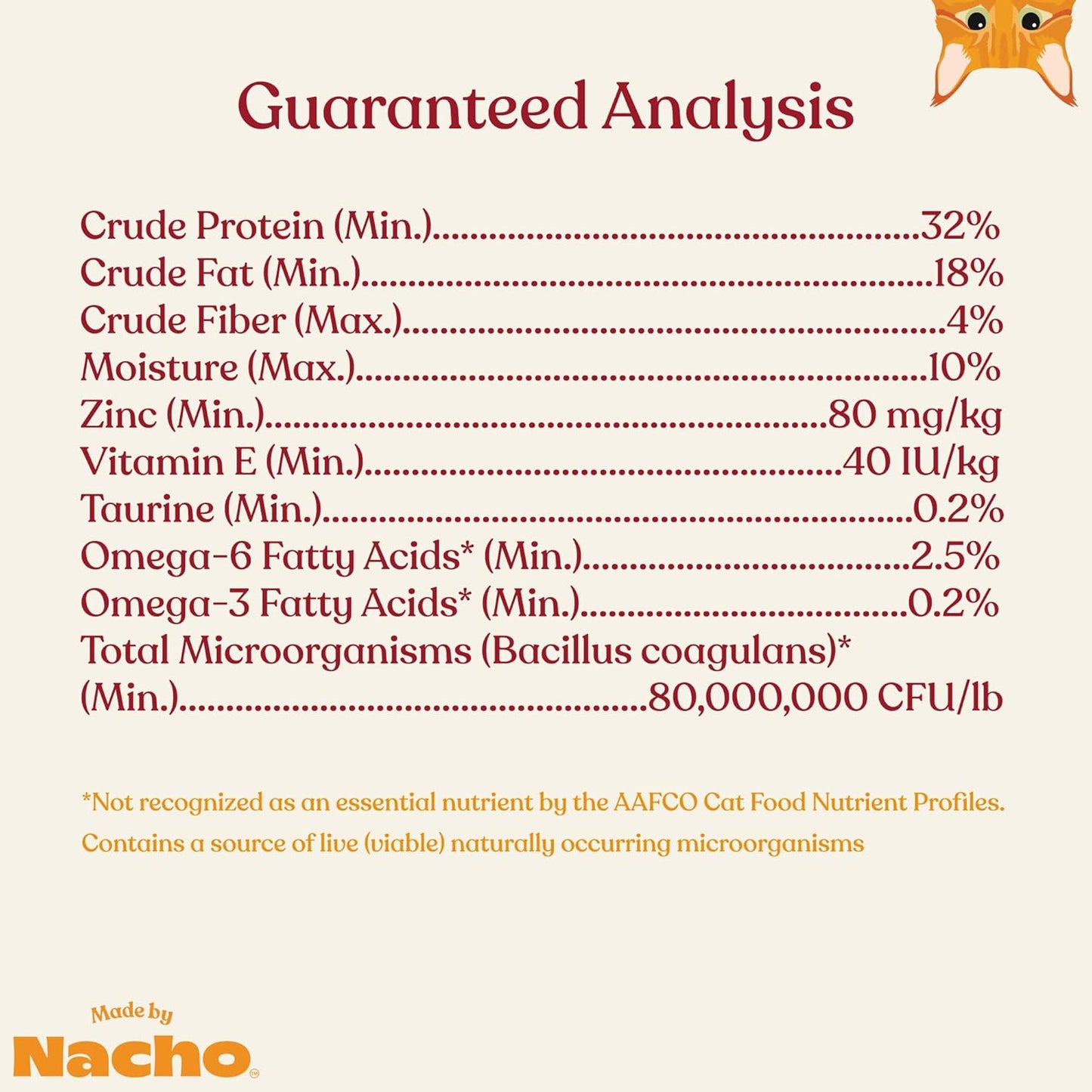 Made by Nacho Dry Cat Kibble 2lb Bag, High Protein and Grain-Friendly Premium Cat Food, Cage-Free Chicken & Pumpkin Recipe, Infused with Bone Broth for Hydration, Limited Ingredients, Single Bag