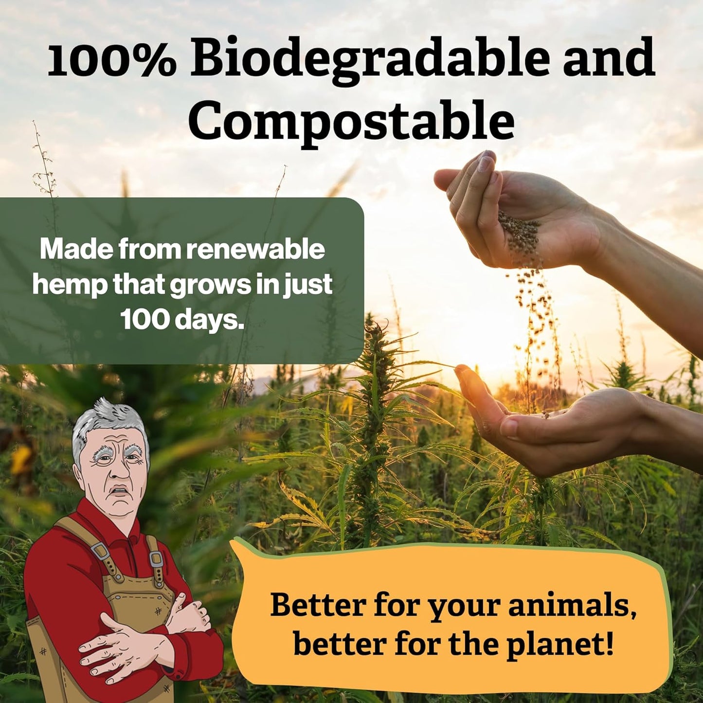 Chicken Bedding 115 Usable Liters, 30 LB - All Natural, Dust-Free, Odor-Controlled Coop Bedding for Chickens and Pets - Super Absorbent, Low Waste & Eco-Friendly