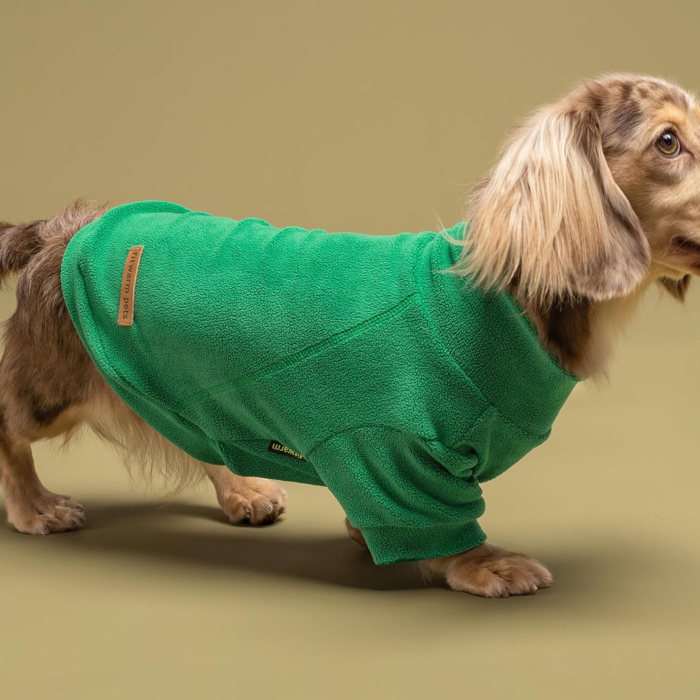 Fitwarm 3 Pack Classic Fleece Dog Sweater, Christmas Dog Winter Clothes for Small Dogs Boy Girl, Holiday Pet Apparel, Burgundy Red, Green, Navy Blue, XL