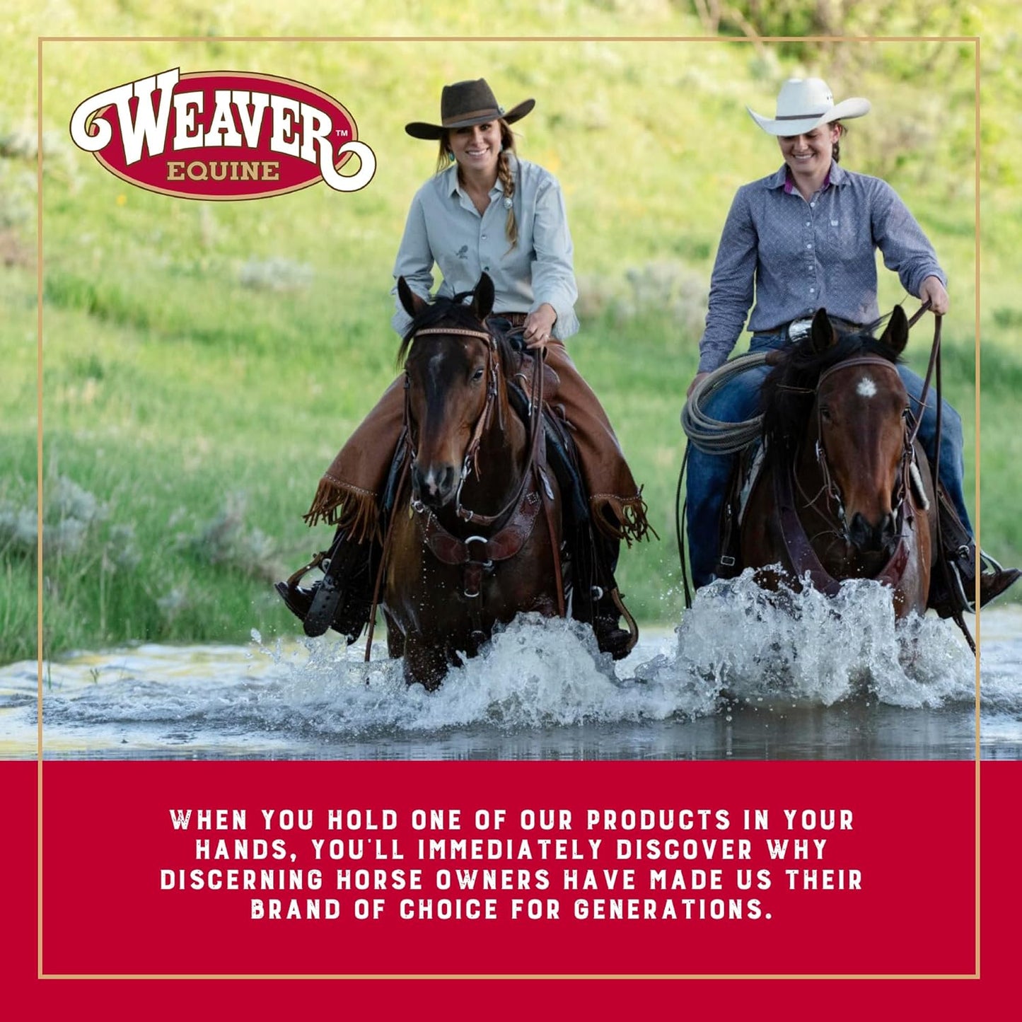 Weaver Equine 30" x 30" Contoured Wool Blend Felt Horse Saddle Pad, Shock Absorbing Western Saddle Pad for Protection, Durable Equine Supplies, Tan