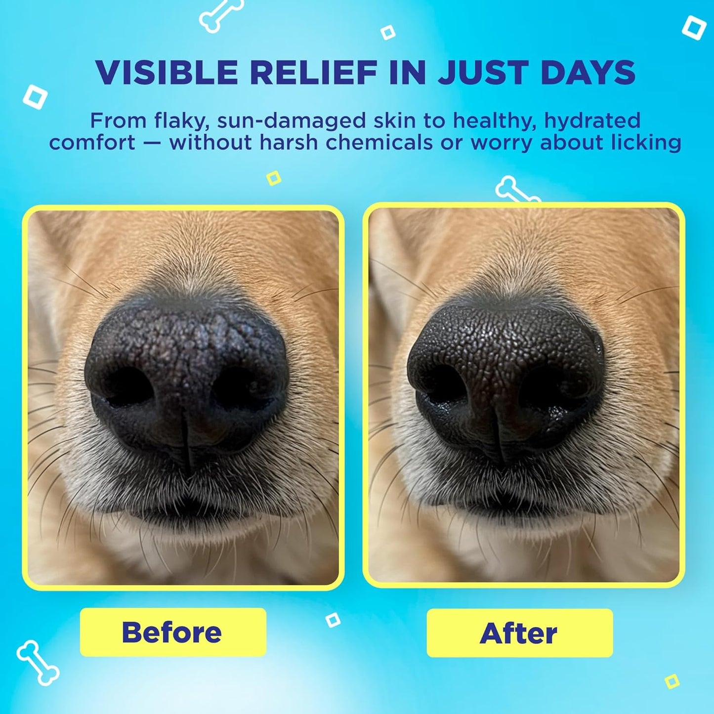 Handy Hound SnoutScreen Dog Nose Balm and Paw Balm, Moisturizing Formula for Dry or Cracked Noses, Vet Recommended, Made in USA, Protects Against UVB and UVC Rays, 2 oz