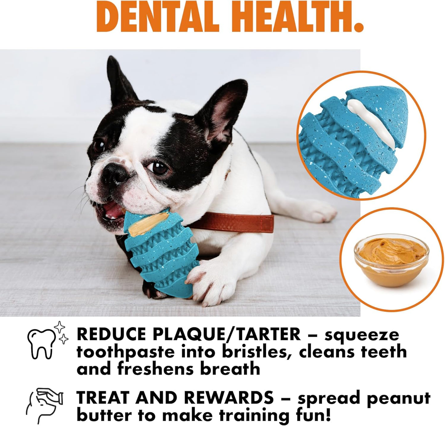 Max Fusion with Nike Grind, Arlee Spiro Football Treat Dispensing Dog Toy, Durable Dog Treat Toy, L