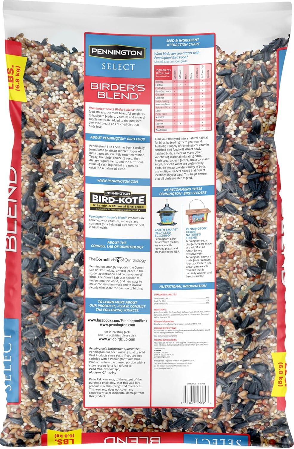 Pennington Select Birder's Blend 15 lbs.