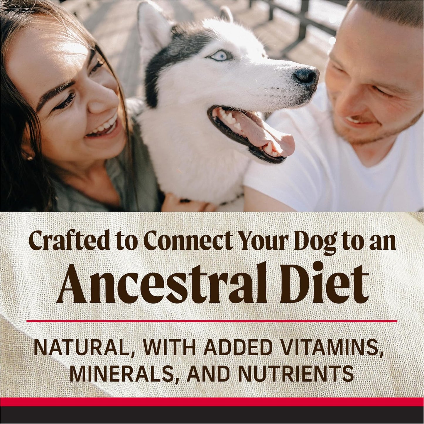 Merrick Backcountry Grain Free Dry Adult Dog Food Kibble With Freeze Dried Raw Pieces, Great Plains Red Recipe - 20.0 lb. Bag