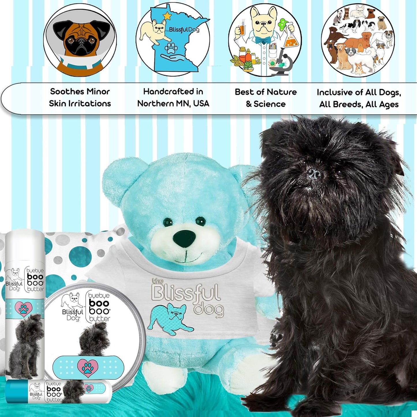 The Blissful Dog Affenpinscher Boo Butter, 2 oz