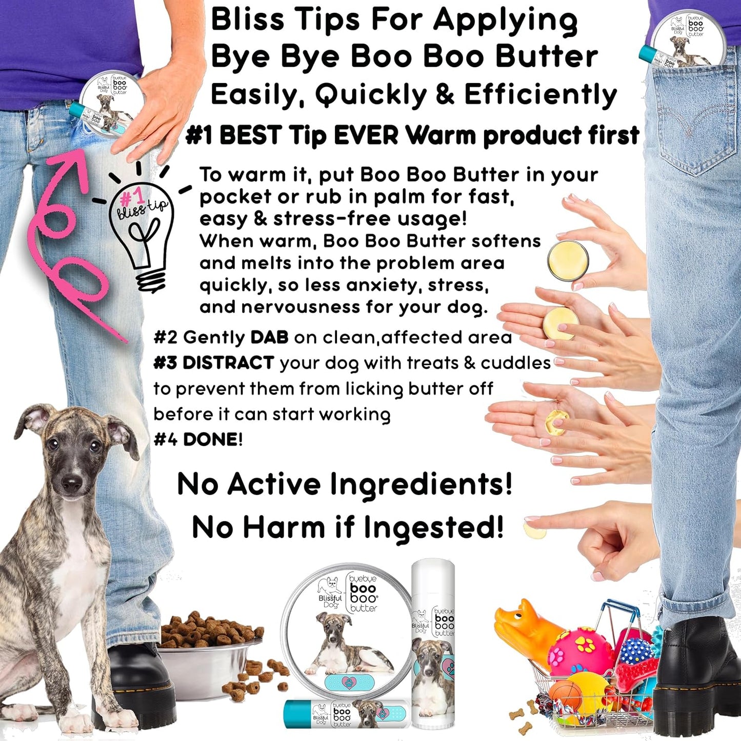 The Blissful Dog Whippet Boo Butter, 1 oz