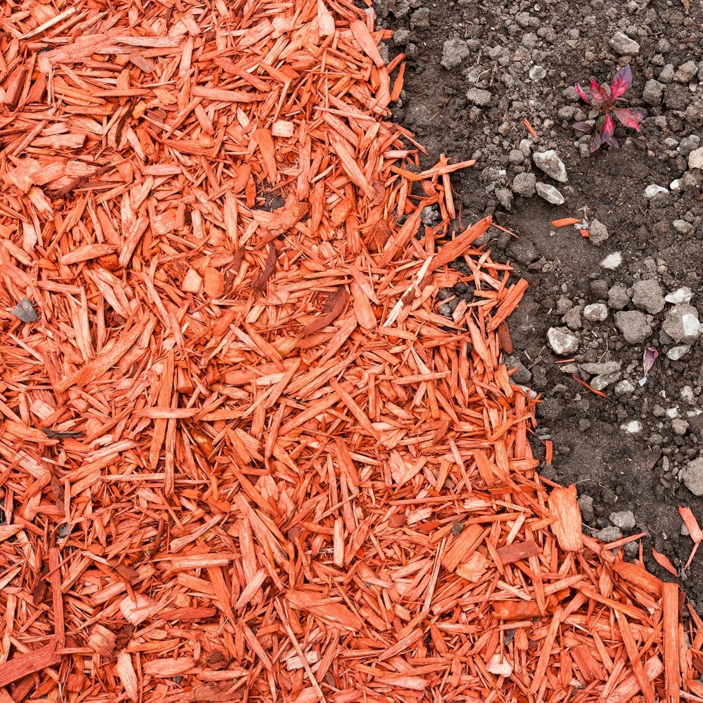 Premium Red Wood Mulch for Indoor, Patio, Potting Media, Gardens, Lawns, and Landscaping (1.0 CF - 37 L - 39 QTS)